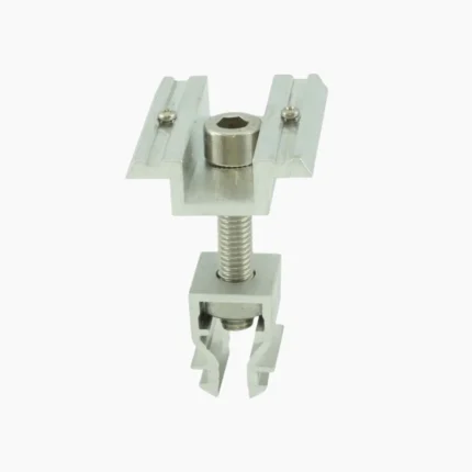 ALUMERO Abrazadera intermedia tipo Click 2.1 con pasador 33–50