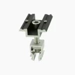 ALUMERO Abrazadera intermedia tipo Click 2.1 con pasador negra 33–50