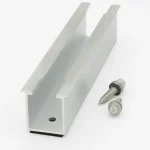 ALUMERO Riel corto para chapa trapezoidal 2.1 T 150
