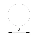 Conductor redondo de aluminio 150 m Roll - Image 2